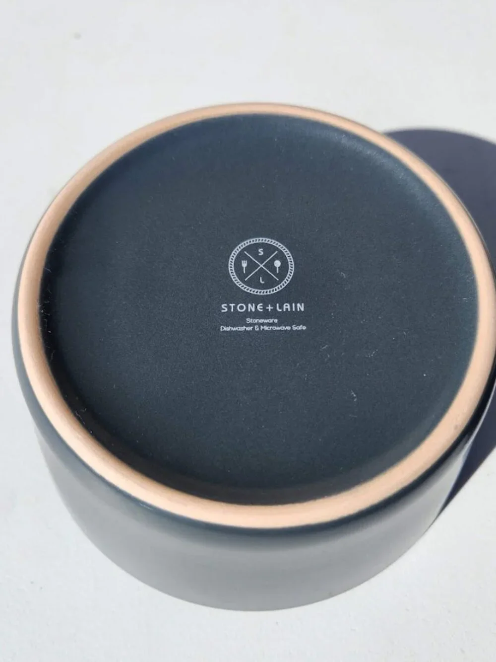 NEW Stone Lain Stoneware Round Bowl Dinnerware Gray Replacement Matte Minimalist